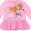 Paw Patrol Skye Little Girls Zip Up Costume Hoodie Pink 7-8 view 2