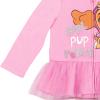 Paw Patrol Skye Little Girls Zip Up Costume Hoodie Pink 7-8 view 4