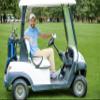 Portable Bluetooth Speaker - Wireless Golf Speaker with Carabiner Clip for Golf Bag, Push Cart or Golf Cart, 10 Hours of Playtime, 30+ Wireless Range - USB Power Cord -Microphone for Calls  Black view 2