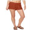 California Waves Women's Juniors' Cover-Up Shorts - Coral Bisque - Large view 2