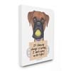 Stupell Industries Dog Humor 'If Chewing Things is Wrong' Boxer Quote Wall Art, 16 x 20, White view 1