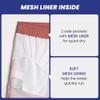 maamgic Mens 7" Stretch Swim Trunks Quick Dry Mesh Lining Swimwear Bathing Suits Stripe Orange Medium view 3