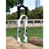 Air Bike ForkMountain Bicycle Suspension Fork Quick Release Aluminium Alloy Shock Absorber Fork,White-29 inch view 4