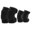 EULANT Adjustable Neoprene Elbow & Knee Pads for Kids, Black, Sport Type: Football, Basketball, Volleyball, Cycling view 1
