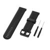 Huwokxix Watch Band Compatible with Garmin Forerunner 935/ Forerunner 945/Approach S60/Fenix 5,22mm Silicone Replacement Band (Black) view 1