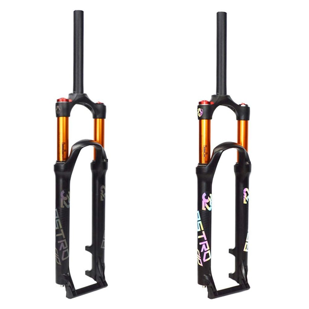 Air Bike ForkMountain Bicycle Suspension Fork Aluminium Alloy Shock Absorber line Control air Fork,B-29 inch