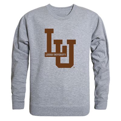 W Republic Lehigh Mountain Hawks College Crewneck Pullover Sweatshirt, Adult Unisex, Heather Grey, XX-Large - NCAA Officially Licensed Apparel