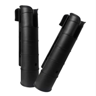 Cooler Fishing Rod Holder Attachment for Coolers with Tie-Down Slot for Attach to Your Cooler to Hold Your Fishing Rod Black (2 Pack)