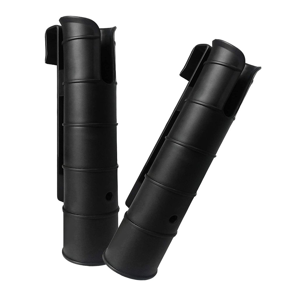 Cooler Fishing Rod Holder Attachment for Coolers with Tie-Down Slot for Attach to Your Cooler to Hold Your Fishing Rod Black (2 Pack)