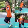 EULANT Adjustable Soft Elbow Pads and Knee Pads for Kids, Child Protective Pad Sets for Bicycle Roller Skating Basketball Football Volleyball Dancing Kneeling,Black M view 4