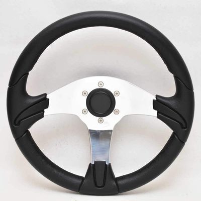 Uflex Boat Steering Wheel 90587X | Gorgona 13 3/4 Inch Black