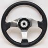 Uflex Boat Steering Wheel 90587X | Gorgona 13 3/4 Inch Black view 2