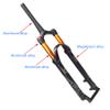 Air Bike ForkMountain Bicycle Suspension Fork Aluminium Alloy Shock Absorber line Control air Fork,D-26 inch view 4