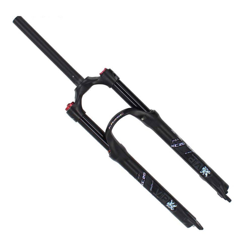 Air Bike ForkMountain Bicycle Suspension Fork Quick Release Aluminium Alloy Shock Absorber Fork,Black-27.5inch