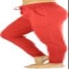 ToBeInStyle Women's Solid Print French Terry Jogger Pants - Rust- 2XL view 3