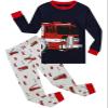Dolphin&Fish Boys Cotton Truck Pajamas 4Piece Children Sleepwear Toddler Clothes Size 6 Green view 3