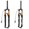 Air Bike ForkMountain Bicycle Suspension Fork Aluminium Alloy Shock Absorber line Control air Fork,C-29 inch view 1