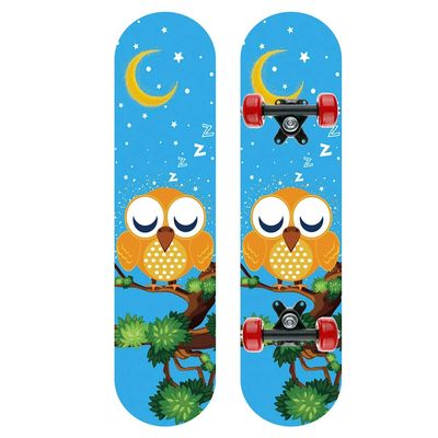 Four-Wheeled Skateboard Children Boys and Girls Beginners 3-12 Years Old Professional Paddle Kids Scooter (Color : B)