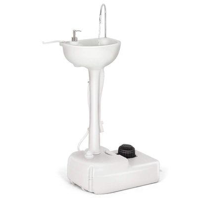 Portable Hand Wash Sink Foot-Operated Hand Washing Station Easy to disassemble and Install Portable and Space-Saving for Camping, Caravans, Outdoor Activities