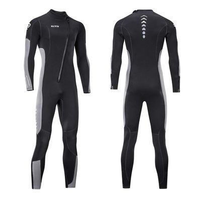 Ultra Stretch 3mm Neoprene Wetsuit, Front Zip Full Body Diving Suit, one Piece for Men & Women-Snorkeling, Scuba Diving Swimming, Surfing