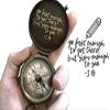 Custom Engraved Working Functional Compass, Personalized Compass, Groomsmen Gift, Valentine's Day Gift view 1