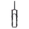 MTB Bike Suspension ForkAluminum Alloy Air Suspension Fork 1-1/8" 28.6mm Straight Tube Compatible Disc Brake Stroke 120mm,Black-29inch view 1