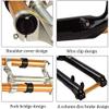 26/27.5 Inch Suspension Forks, Mountain Bike Speed Drop AM Suspension Front Fork A Pillar Disc Brake Barrel Shaft 20mm,Gold-26inch view 4