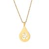 African Symbol Yoga Charm Pendant Necklace for Women Indian Hindoo Hindu Buddhist OM Jewelry view 1