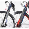 Mountain Bike ForkFull Carbon Fiber Hard Fork 26/27.5/29 Inch Front Fork Disc Brake Version,White-27.5inch view 2