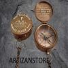 ARTIZANSTORE Baptism Gift, Baptism, Baptism Day Gift, Confirmation, Christening Gifts, Engraved Compass, Personalized Compass, Confirmation Gift view 2
