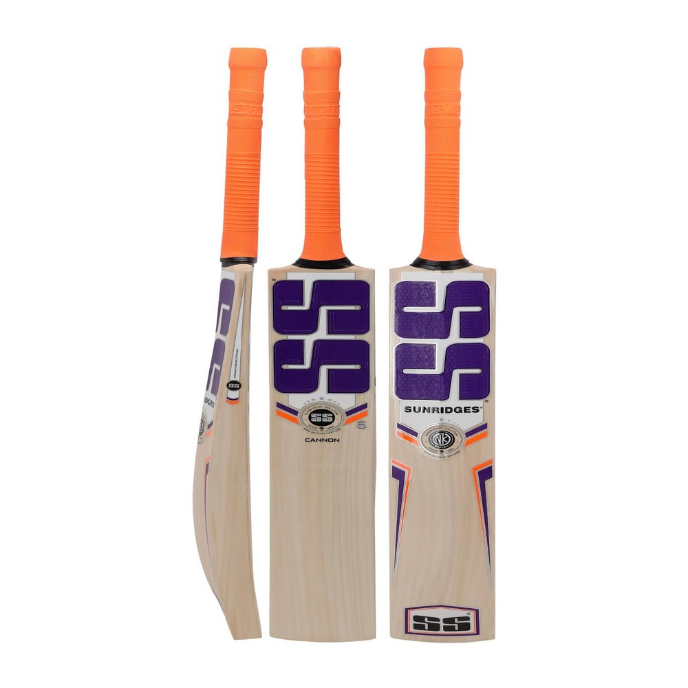 Skihi Ss Kashmir Willow Leather Ball Cricket Bat, Exclusive Cricket Bat For Adult Full Size With Full Protection Cover (Cannon)