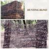 FLYEGO Camo Netting Camouflage Netting, Camo Net Bulk Roll Camouflage Mesh Nets for Hunting Blind Deer Stand Military Party Decorations Sunshade Shooting (4.9ft*49.2ft/1.5m*15m, Camo Bionic Leaves) view 3