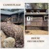 FLYEGO Camo Netting Camouflage Netting, Camo Net Bulk Roll Camouflage Mesh Nets for Hunting Blind Deer Stand Military Party Decorations Sunshade Shooting (4.9ft*49.2ft/1.5m*15m, Camo Bionic Leaves) view 4
