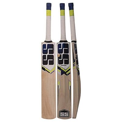 Skihi Ss Kashmir Willow Leather Ball Cricket Bat, Exclusive Cricket Bat For Adult Full Size With Full Protection Cover (Super Power)