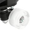 XUDREZ Classic Roller Skates High-Top Double-Row Leather Roller Skates for Women and Men (Black Flash Wheel,7) view 4
