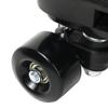XUDREZ Classic Roller Skates High-Top Double-Row Leather Roller Skates for Women and Men (Black Black Wheel,7) view 4