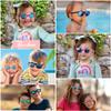 Pro Acme Kids Polarized Sunglasses, Flexible TPEE Frame Shades for Toddler Girls Boys, Ages 3-12 (D8 Black/Green Mirrored Lens) view 2