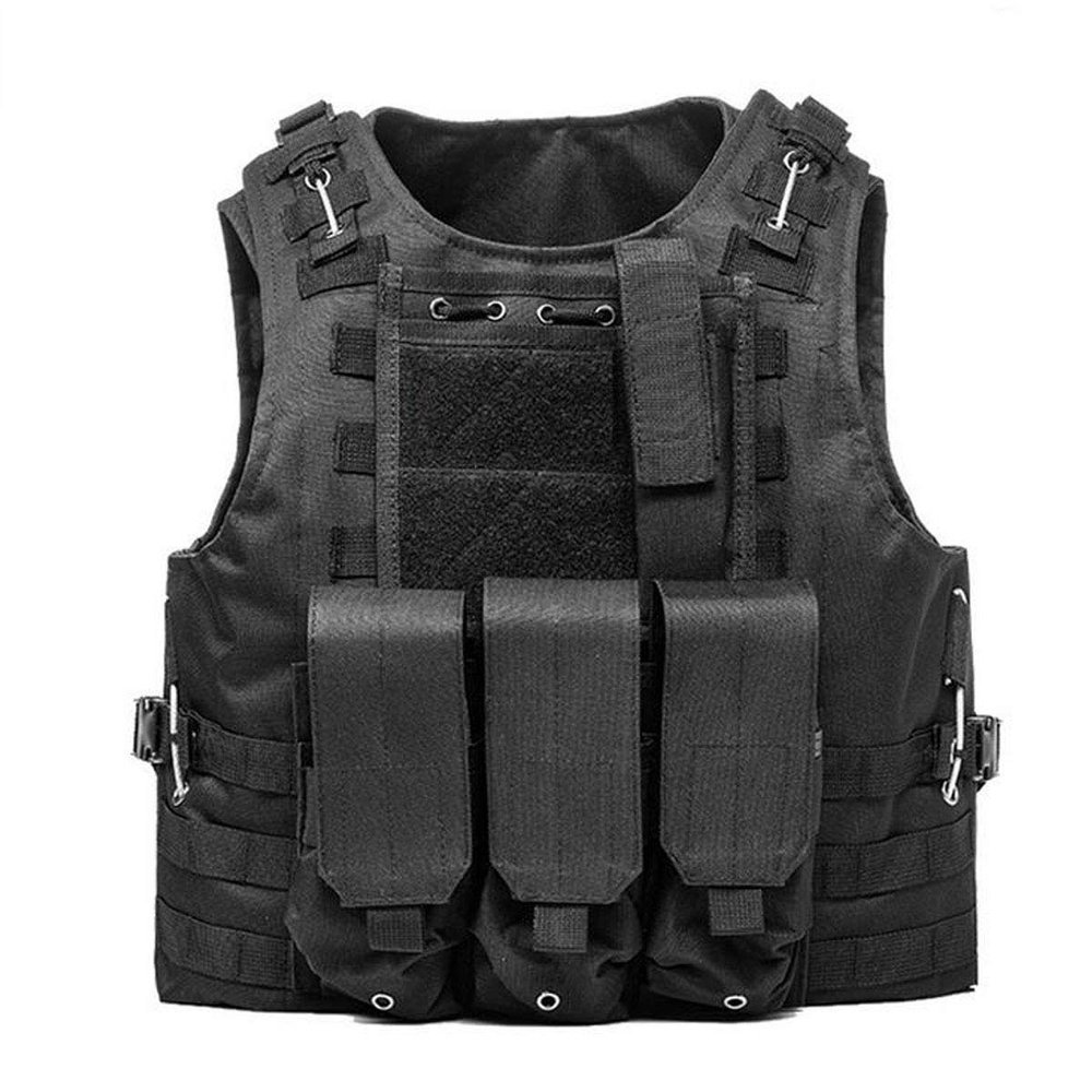 KIDYBELL Adjustable Airsoft Vest Lightweight Oxford Cloth Tactical Training Vest is Suitable for Outdoor Hunting Army Fan Combat Training Airsoft and Other Outdoor Sports