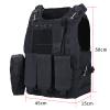 KIDYBELL Adjustable Airsoft Vest Lightweight Oxford Cloth Tactical Training Vest is Suitable for Outdoor Hunting Army Fan Combat Training Airsoft and Other Outdoor Sports view 3