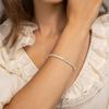 PAVOI 14K Gold Plated Cubic Zirconia Classic Tennis Bracelet | Rose Gold Bracelets for Women | 4mm CZ, 6.5 Inches view 2