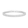 PAVOI 14K Gold Plated Cubic Zirconia Classic Tennis Bracelet | White Gold Bracelets for Women | 3mm CZ, 7.5 Inches view 1
