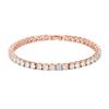 PAVOI CZ Classic Tennis Bracelet for Women, 14K Gold Plated, Rose Gold view 1