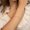 PAVOI CZ Classic Tennis Bracelet for Women, 14K Gold Plated, Rose Gold view 2