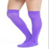 Lastclream Women Costume Thigh High Silk Stockings for Girls Over Knee Socks Cosplay Knee High Hosiery (Purple) view 2