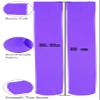 Lastclream Women Costume Thigh High Silk Stockings for Girls Over Knee Socks Cosplay Knee High Hosiery (Purple) view 4