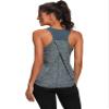 Aeuui Womens Workout Tops for Women Racerback Tank Tops Mesh Yoga Shirts Athletic Running Sleeveless Gym Clothes Blue Black view 1