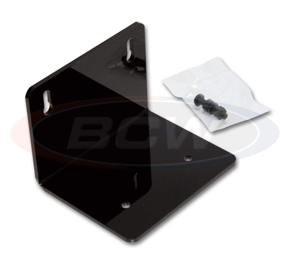 BCW Small Acrylic Wall-Mount Shelves | Floating Display Shelves for Signs, Posters, and Memorabilia | Ideal for Home, Office, or Retail Use
