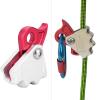 Climbing Descender Rope Climbing Equipment Self-Braking Stop Descender, 15KN Rope Descender Climbing Equipment, Rope Grab Fall Climbing Lanyards Equipment view 4