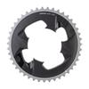 SRAM FORCE 2x12 CHAINRING WIDE 43T 94 BCD 4-BOLT POLAR GREY view 1