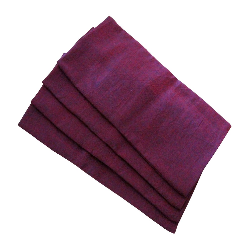Peacegoods Eye Pillow Cover Pack of (4) - 4.5 x 9 - Soft Cotton Washable - fits Most Eye Pillows - Yoga Massage Meditation spa - USA Made - Bulk - - Mulberry Purple Magenta